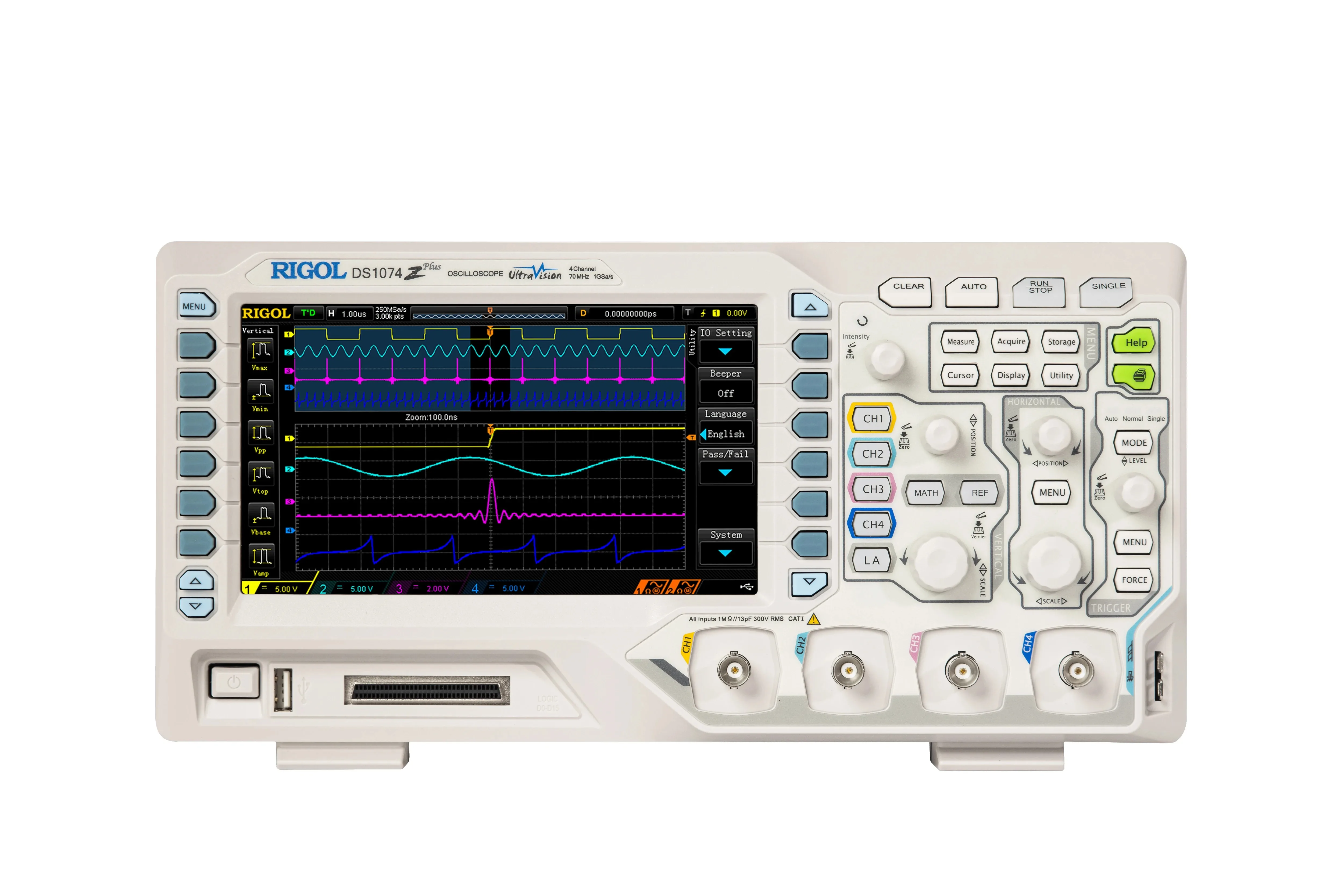 RIGOL DS1000Z, digitale oscilloscoop, DS1054Z, DS1104Z Plus, DS1104Z-S Plus, DS1074Z-S Plus, DS1074Z Plus