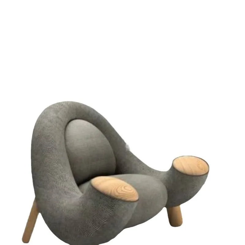 Internet celebrity leisure elephant nose single personality creative fabric lazy sofa residential furniture stool chair