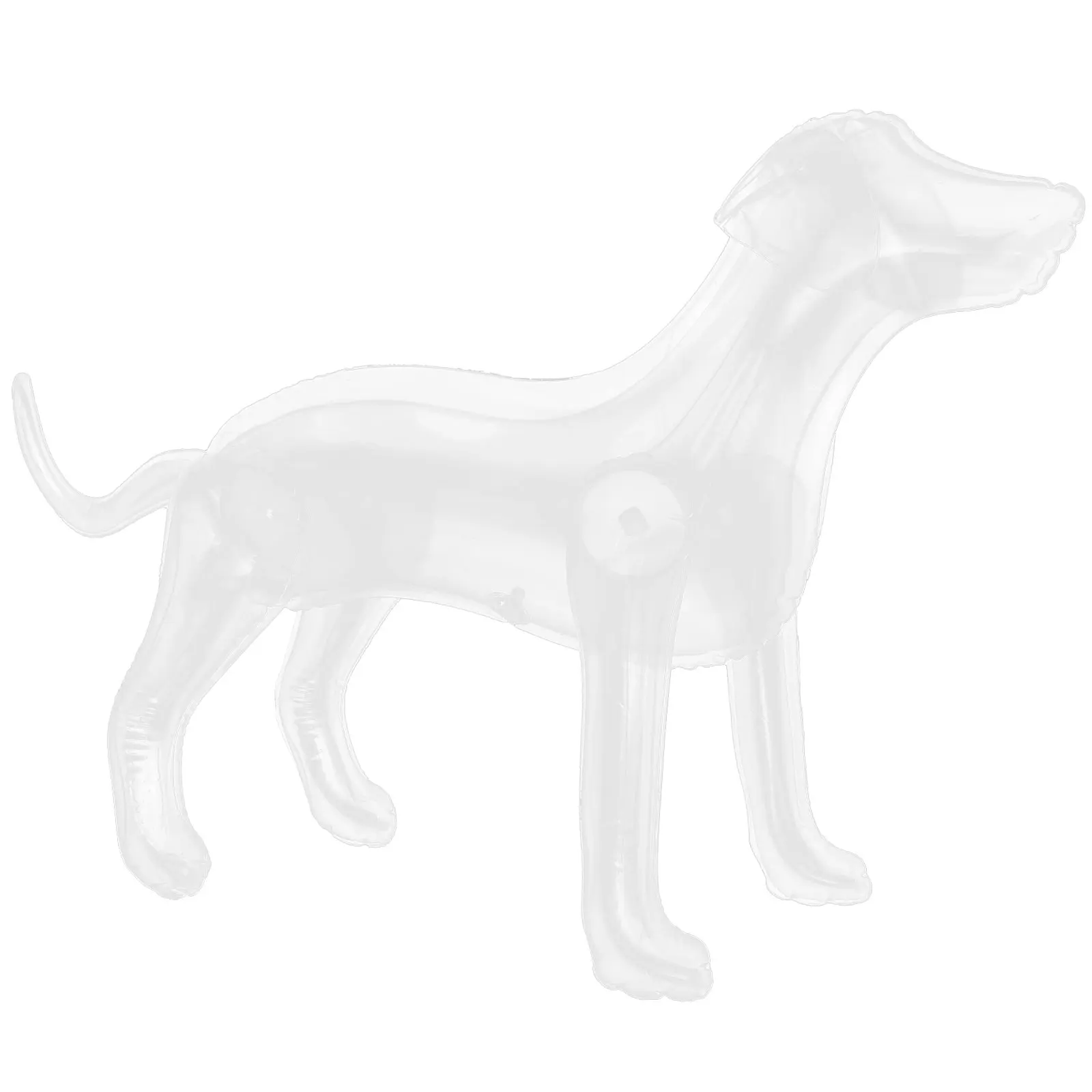 

Pet Clothing Inflatable Mannequin Display Stand Shop Decor Durable Dog Standing Models For Display PVC Easy Dog Models