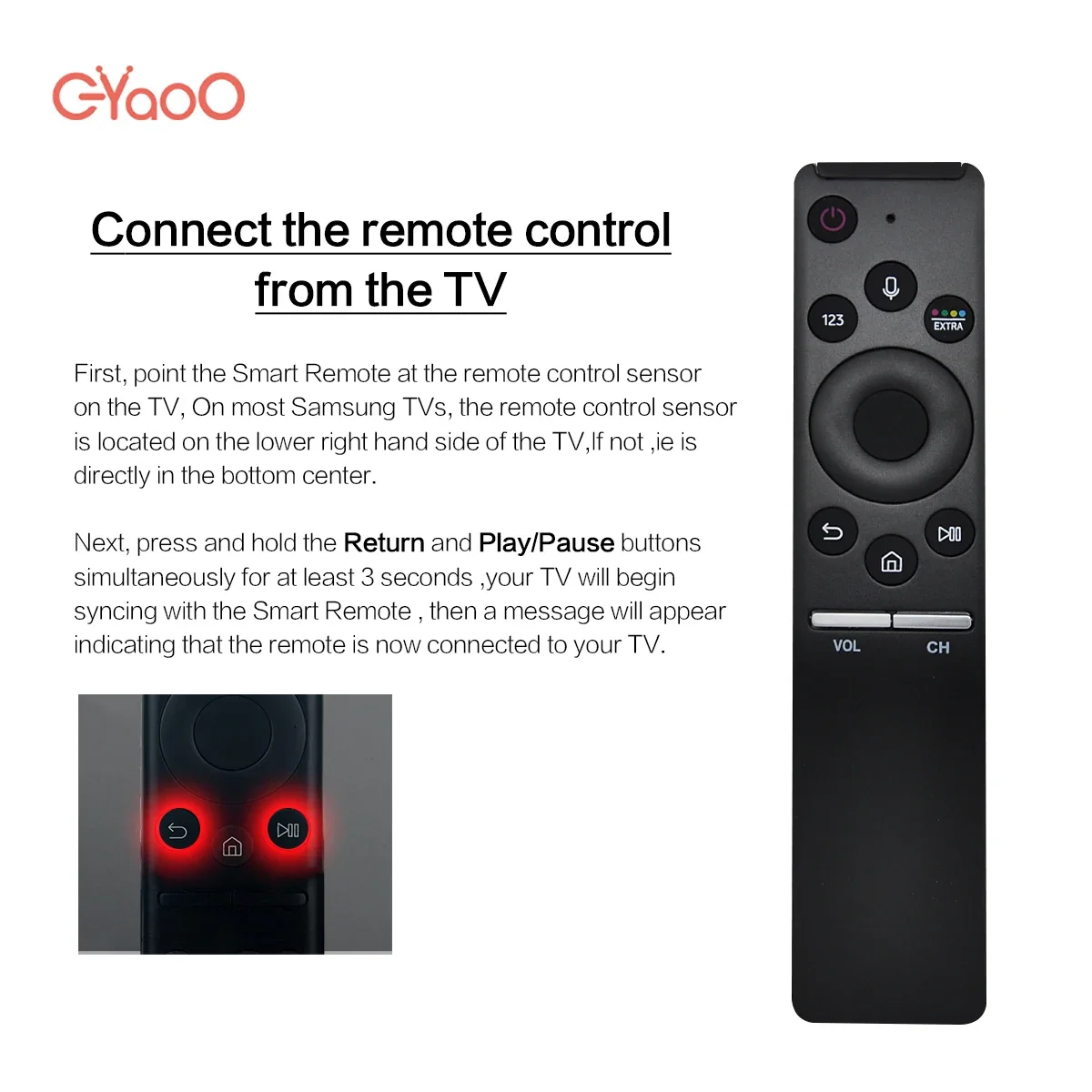 Suara TV Remote kontrol digunakan untuk Samsung BN59-01266A BN59-01298H BN59-01330 cocok untuk TV pintar QLED HD 4K