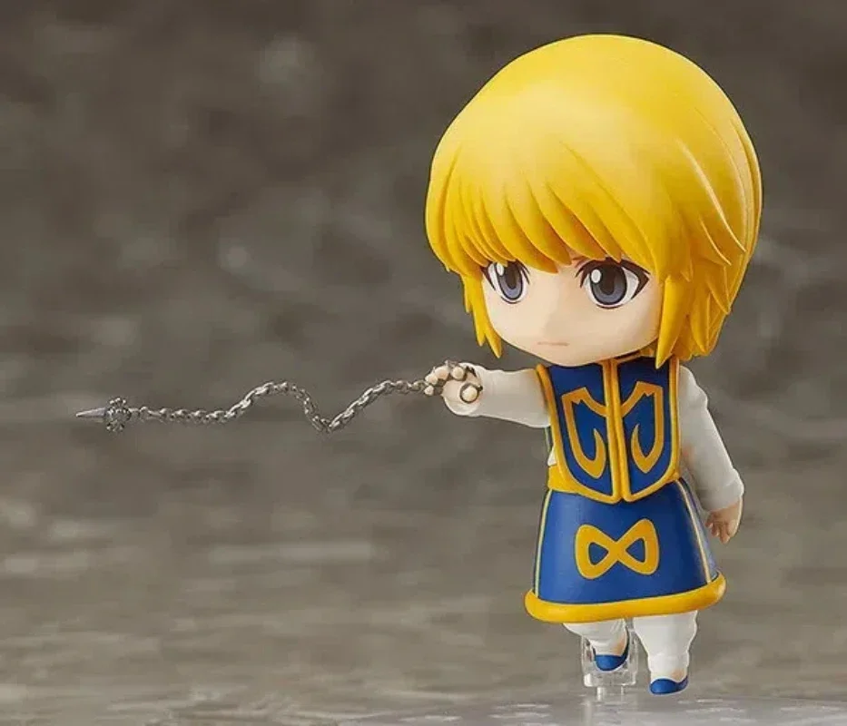 New 10CM Anime HUNTER HUNTER Kurapika Q Version kawaii Joint replaceable Action Figures PVC Model Statue Desk Decor Toy Gifts