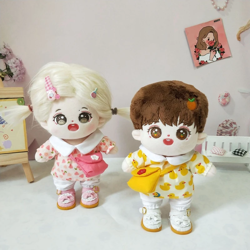 Doll Clothes for 20cm Idol Doll Outfit Accessories Maid Skirt Wedding Dress Hoodie for Korea Kpop EXO Super Star Dolls Toys Gift