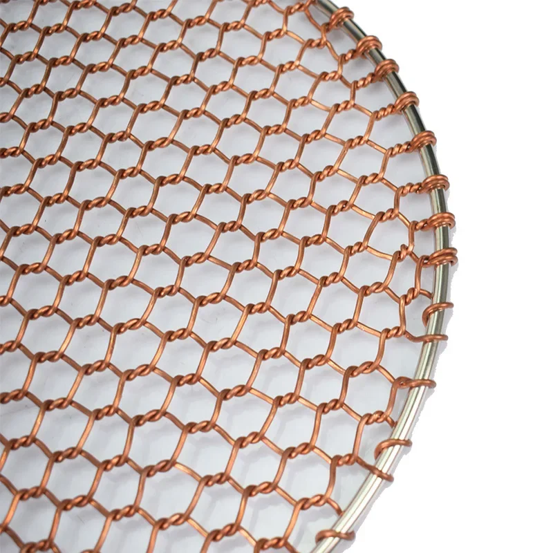 Barbecue grate stainless steel mesh plate