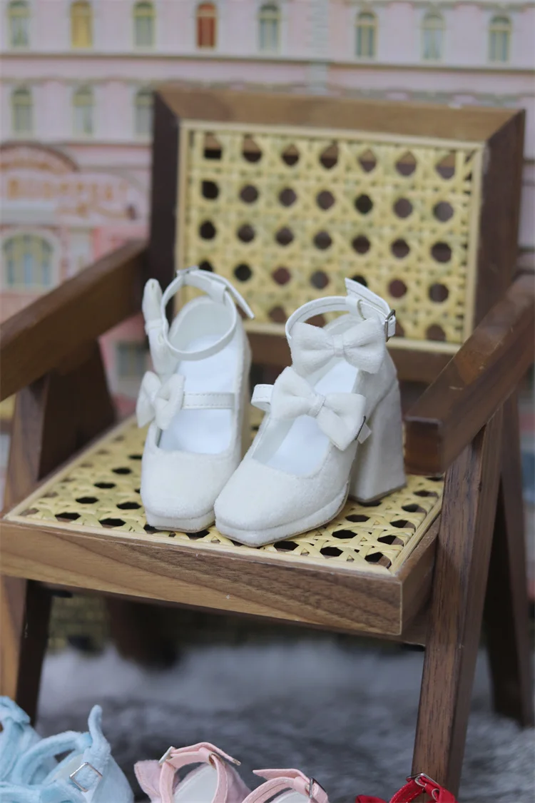 

BJD Shoes DD/SDGR, 1/3 female Shoes Double bow High Heels BJD Doll accessories