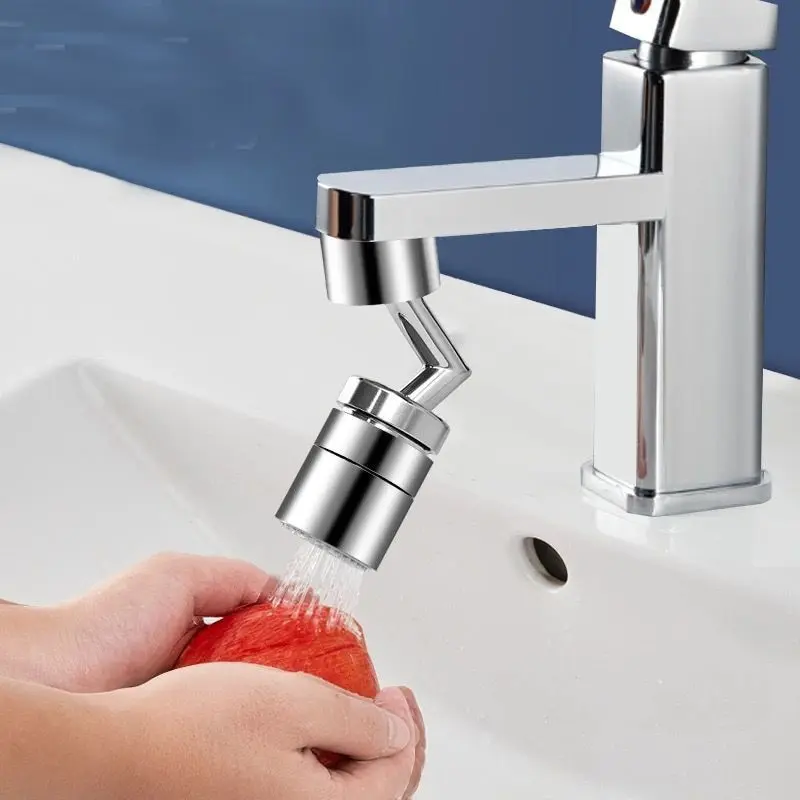 Kitchen Faucet 720 Degrees Rotatable Spout Extension Spout Bubbler Universal Splash Proof Universal Spout Extension Nozzle