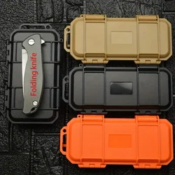 Edc  Waterproof Box - Portable Shockproof Survival Gear Storage For Outdoor Camping | Durable Abs Material  camping equipment