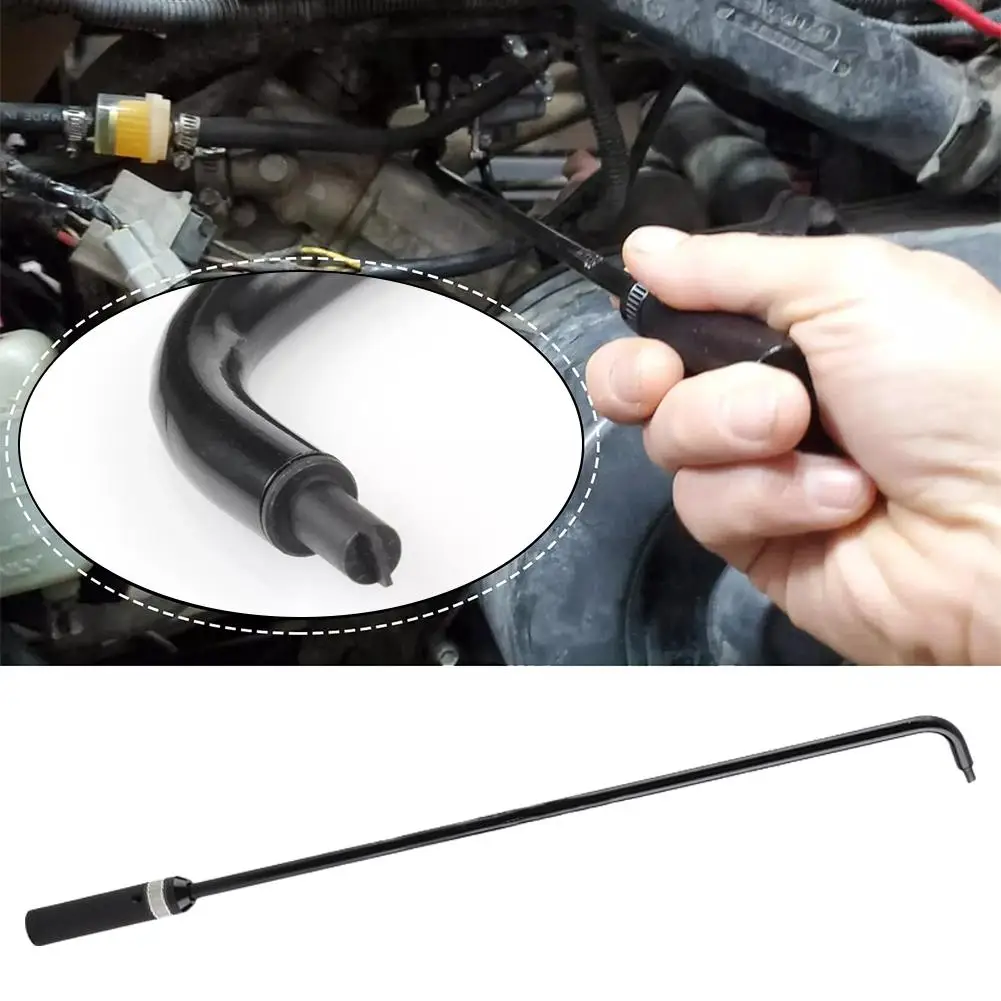 16.5in Carburetor Pilot Screw Adjusting Tool 110 Degree Angled Head Metal Universal For ATV UTV Snowmobile Motorcycle Tool W6Y9