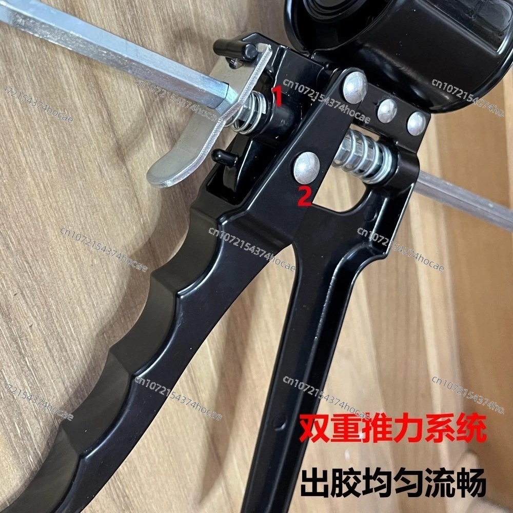 Glass glue gun aluminum alloy structural glue gun, convenient and labor-saving sealing beauty seam glue gun