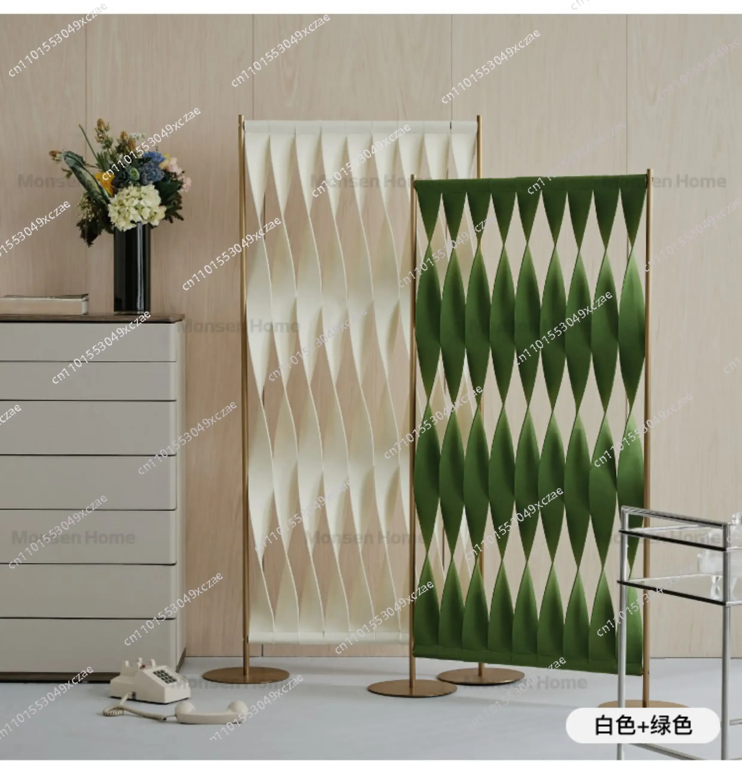 

Sofa partition screen entrance entry wrought iron felt artistic sense creative bedroom light luxury fence