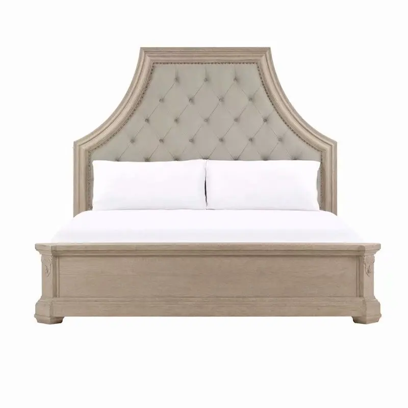 

American light luxury solid wood oak, bed