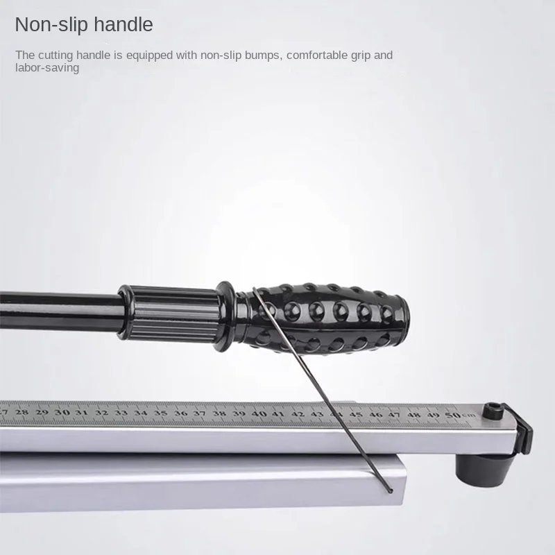 Imagem -04 - Multifuncional Din Rail Cutter Ferramenta de Corte Fácil Corte com Medidor Medida Double Wire Guide C45