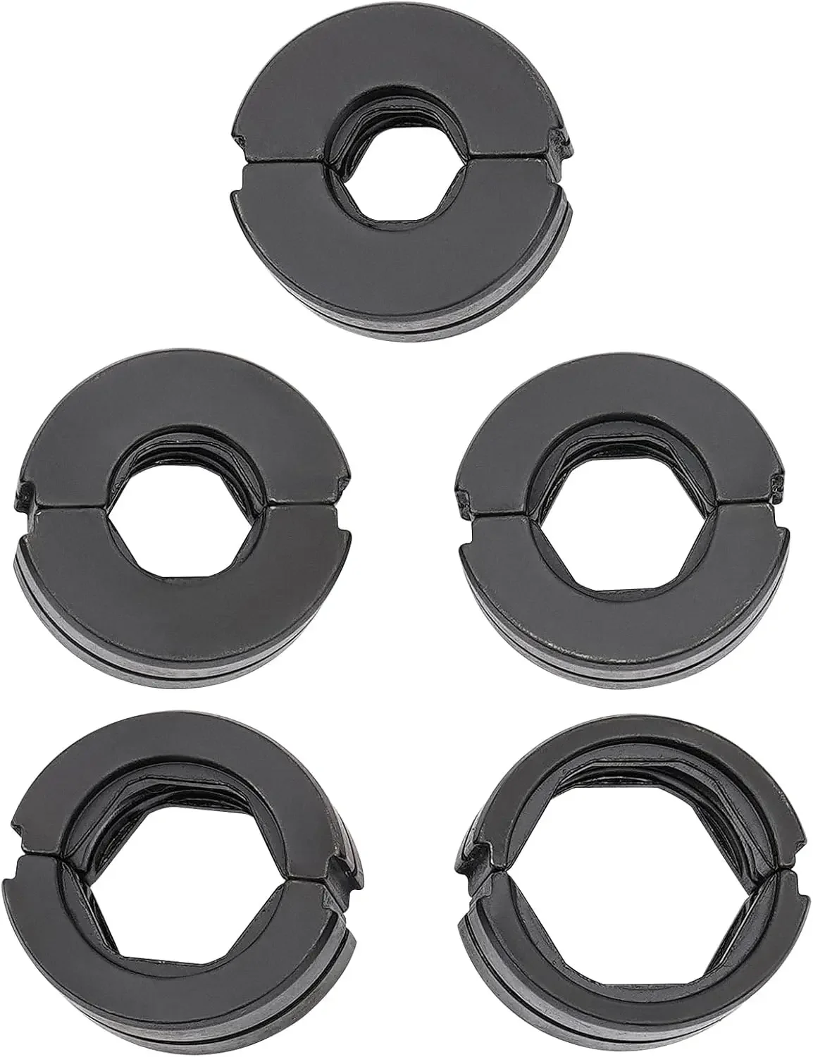 Image of Schwarze WindWilder Pressbacke M12~M28 M Kontur für 12 mm, 15 mm, 18 mm, 22 mm, 28 mm, Pressbackeinsatz zum Crimpen von Kupferrohren