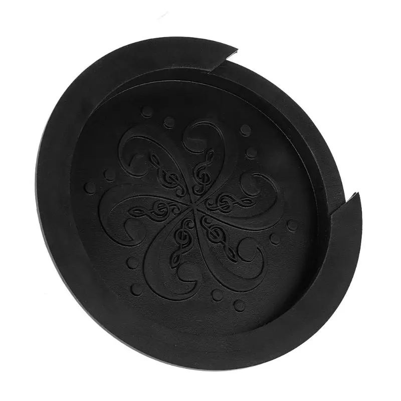 YD61 Silicone Acoustic Guitar Soundhole Cover Weak Sound Buffer Plug Guitar Accessory