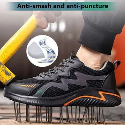 10KV Insulation And Oil Resistance Industrial Shoes Steel Toe Safety Shoes Men Anti-smash Anti-puncture Work Sneakers Men Shoes