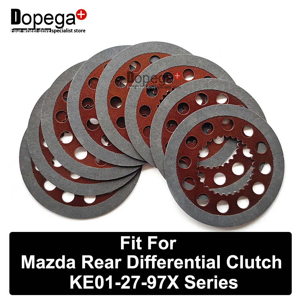 

KE01-27-97X Rear Differential Coupling Clutch Friction Steel Plate Kit fit for Mazda CX-3 CX-5 2.0L 2.5L Automotive Replaces Kit