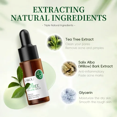 Imagen 2 del producto LAIKOU Tea Tree Essence 17ml Suero facial hidratante hidratante