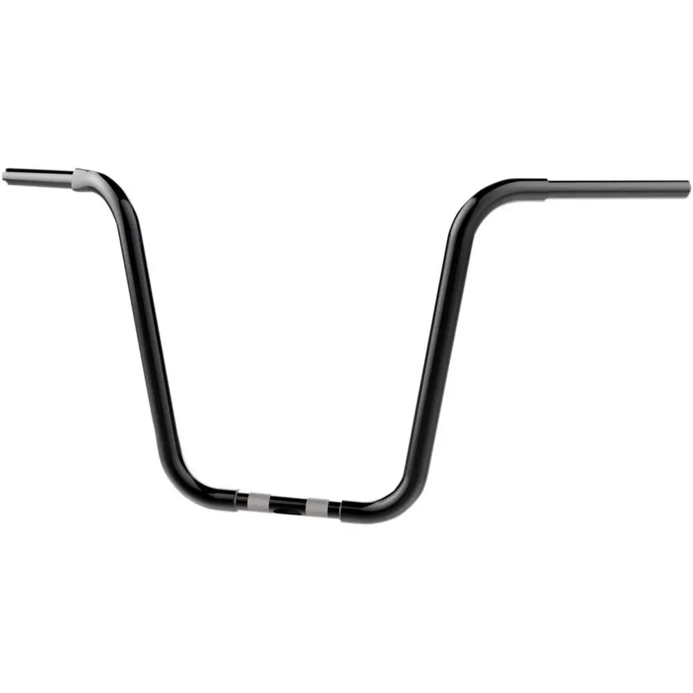 

300878 1 1 4in. Fat Bobber Ape Hanger Handlebar 16in. Rise Black , Color Black, Handle Bar Size 1 1 4in.