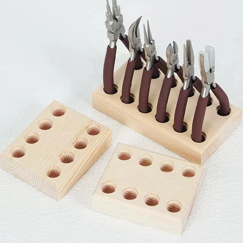Wooden Pliers Storge Holder For Storing Pliers Wire Cutters Gift For DIY Work Friends Family Keep Tools Neatly Stored