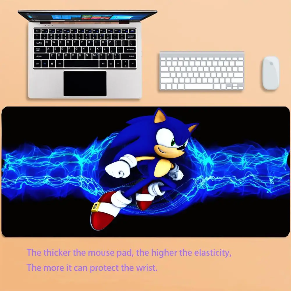 

Anime The Cool S-Sonic H-Hedgehog Mouse Laptop MousePad Mouse Game Keyboard Mouse pad For Office Carpet Pad Non Slip pad