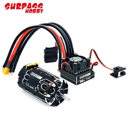 Supere o foguete hobby-rc supersônico 380 8.5t 10.5t 13.5t 17.5t 2-3s brushless sensored motor 80a 6-11v esc para 1/12 1/14 rc carro