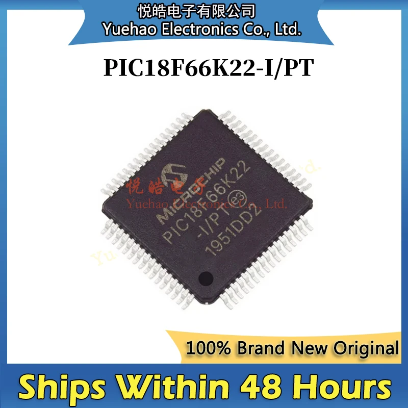 

PIC18F66K22-I/PT PIC18F66K22-I PIC18F66K22 PIC18F66K PIC18F66 PIC18F PIC18 PIC IC MCU Microcontroller Integrated Circuit TQFP-64