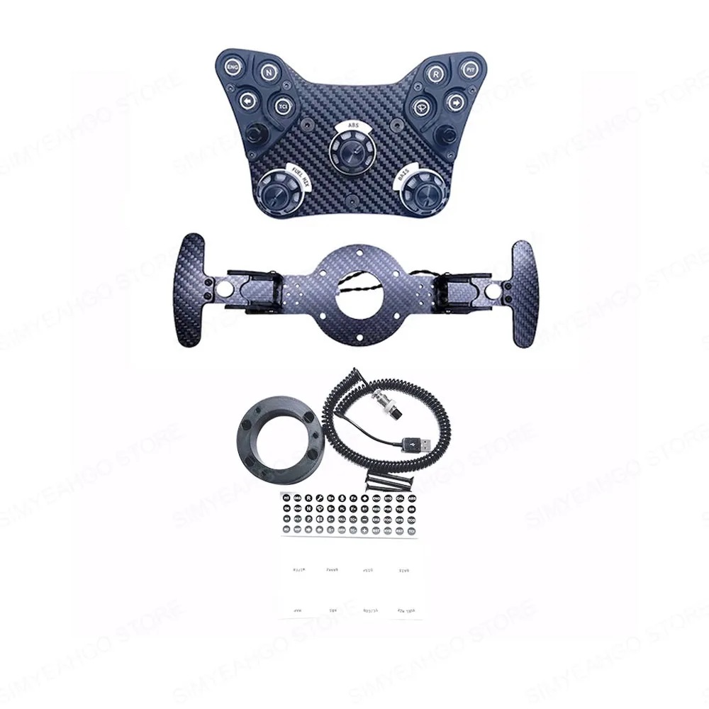 Rally HUB for PC Simracing Steering Wheel Plug and Play  Drive-Free Button Box Real Driving Experience for Fanatec Logitech MOZA