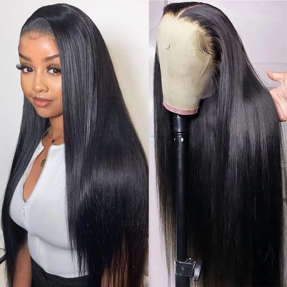 

13X6 lace Human Hair HD Lace Front Wig Bone Straight 13X6 13X4 Lace Frontal Wig Lace Front Wigs Human Hair Hd Lace Wig
