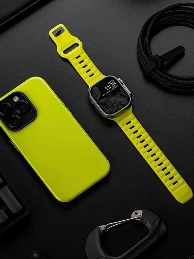 Sport Strap For Apple Watch Band 44mm 45mm 49mm 42mm 40mm 41mm Silicone correa bracelet iwatch Series 9 8 7 6 5 4 3 se ultra 2