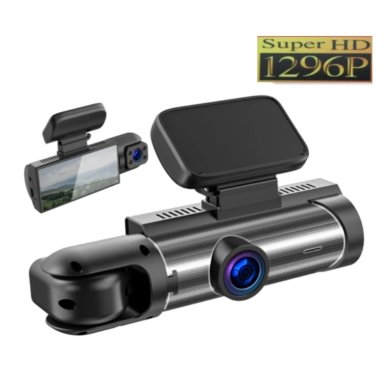 

37JE Car Front & Interior/Front & Rear Car Security System 32GB Memory Car Recorder
