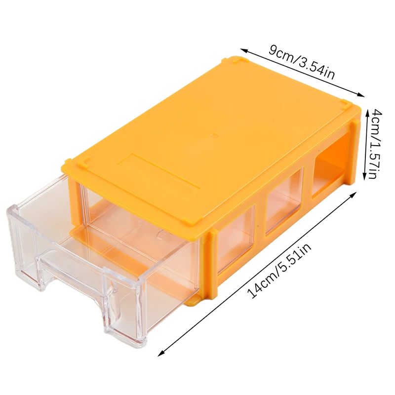 Storage Box Stackable Plastic Hardware Parts Storage Boxes Component Screws Tools Organizer Combined Cabinet Drawer Case Box