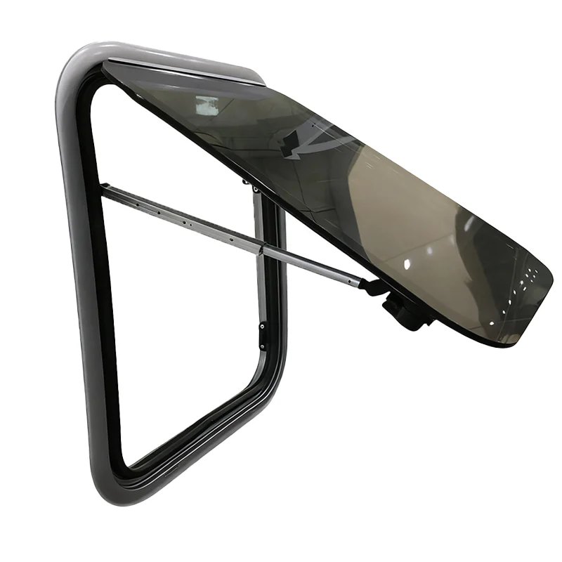 

High-Performance Campervan 4R70 Ventilation Side Window Curved 600*500mm Custom Sizes