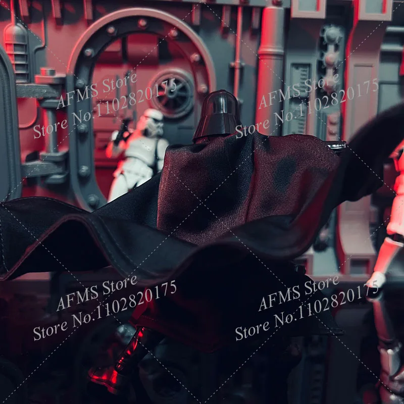 เสื้อคลุมนักรบจักรวรรดิ ดาร์ธ เวเดอร์ สีดำ สำหรับฟิกเกอร์ขนาด 6 นิ้ว