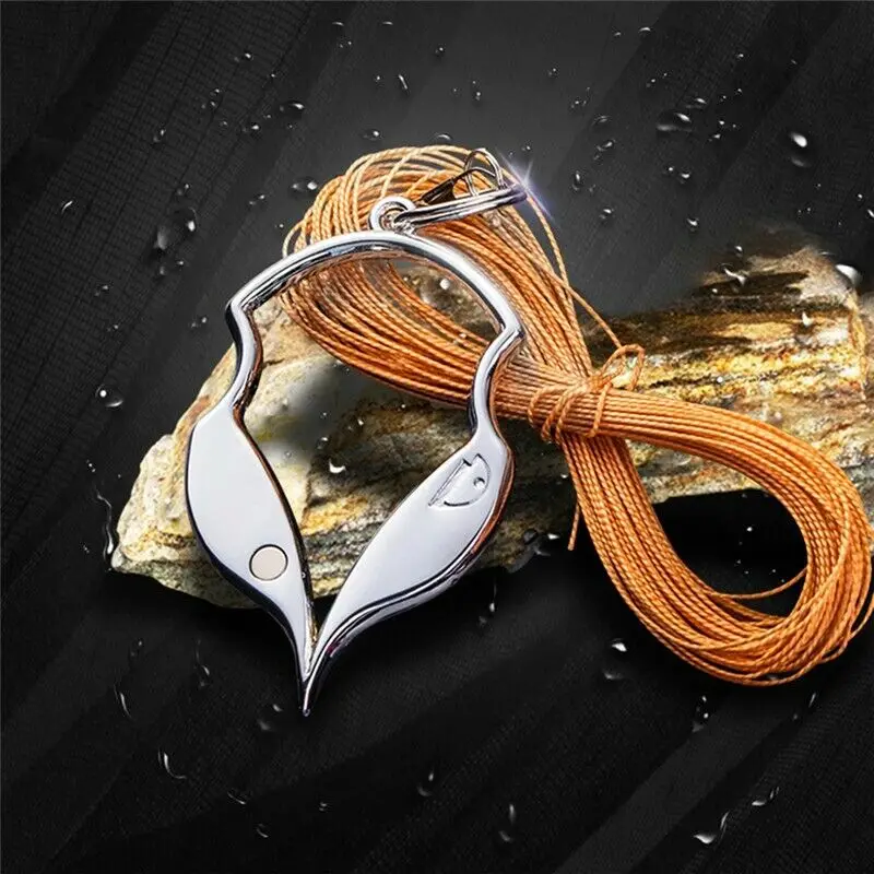 صيد محمول من سبائك الزنك ، مزيل للعقبات ، خطافات الأسماك ، المسترد بحبل ، موفر العوامة ، صب هدايا الصيادين ، 1 5 10 إغراء #6