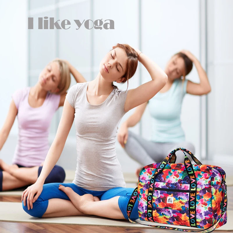 2023 Large Capacity Travel sports Bag Foldable Personal Items Storage Bags Carry On Luggage Duffel Bag Women Shopping Yoga bags