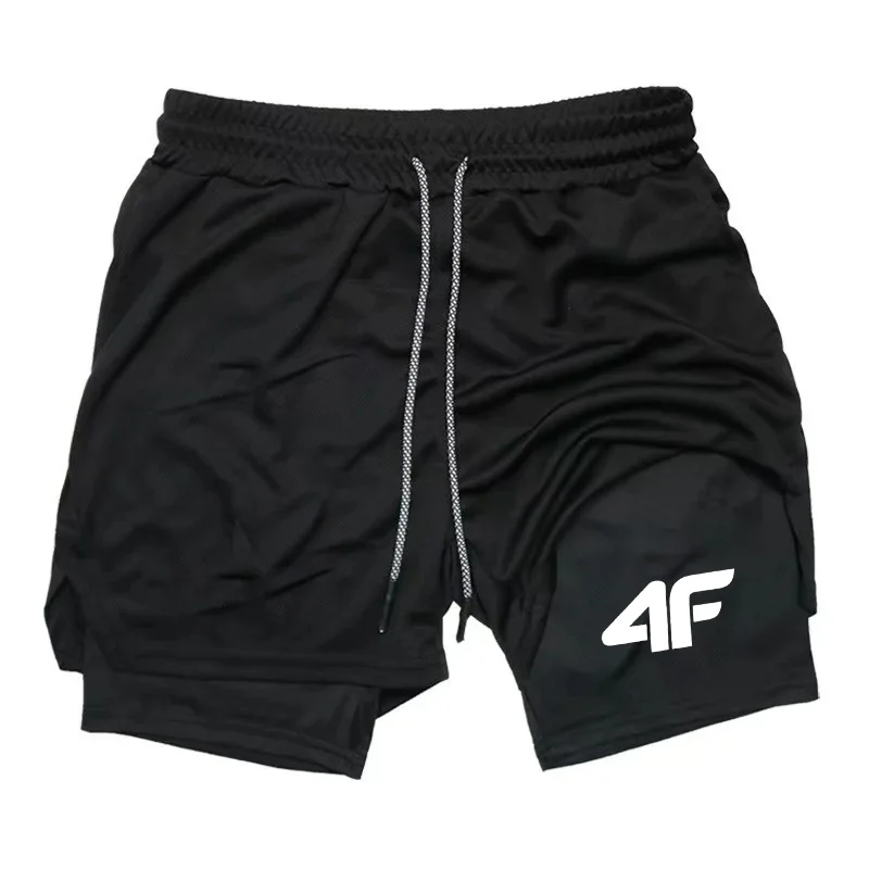 

Men Running Shorts 2 In 1 Double-deck Sport Shorts Sportswear Gym Fitness Short Pants Training Jogging Bottom Men's Clothing