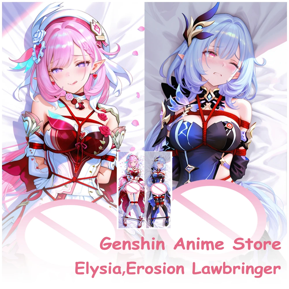 

Anime Honkai Impact 3 Elysia Erosion Lawbringer Body Pillowcase Dakimakura Cosplay Props 2Sided Printed Pillow Cushion Covers