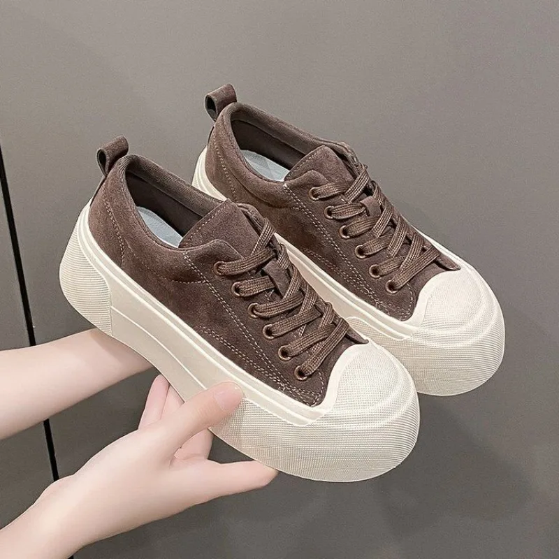 

New Women Clogs Platform Autumn Summer Shoes Ladies Casual Female Sneakers Round Toe Creepers Fall Espadrille New Rubber Basic