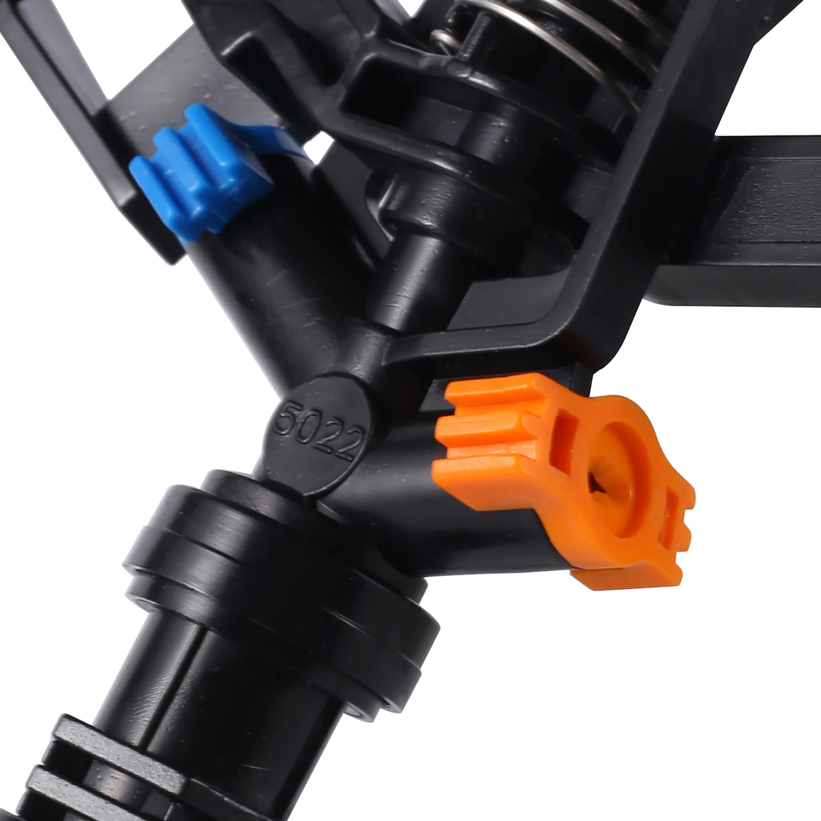 Lawn Irrigation Rotating Sprinkler 360 Degrees Auto-rotate Two Holes Water Spray Head Garden Watering Sprinkler 30 Pcs