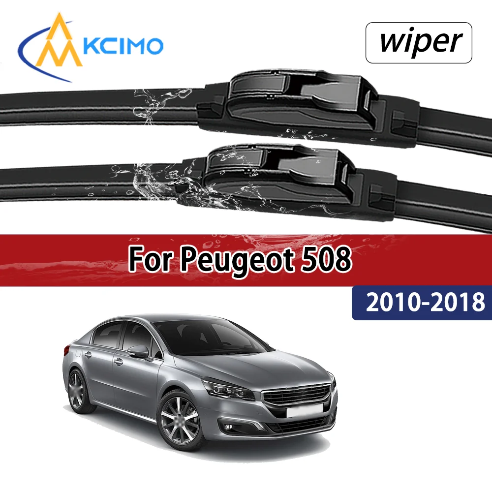 Für Peugeot 508 W23 2010–2018 2011 2012 Kompatible, langlebige, geräuscharme Frontscheibenwischer, Auto-Windschutzscheiben-Zubehör
