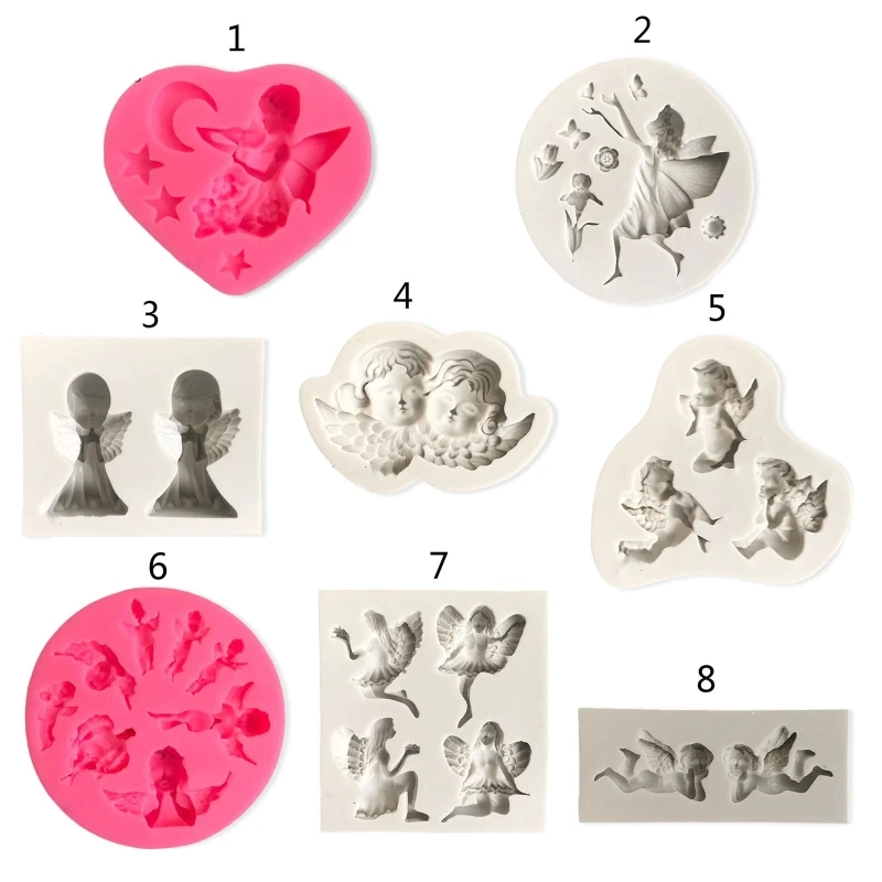 DIY Fondant Molds Chocolate Moulds Candy Moulds  Shaped Silicone Material for Kitchen Cake Fondant Chocolate Baking