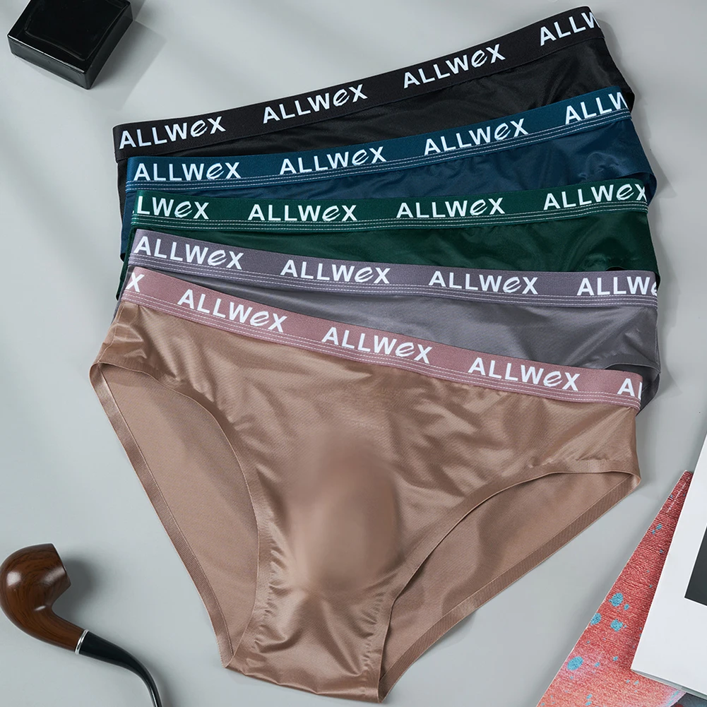 Low Rise New Style Men Sheer Briefs Shorts Bulge Pouch Sissy Underwear Elastic No Trace Breathable Panties