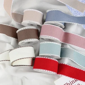 Koreanische Plaidseide -Band, Tweed -Stil, handgefertigter Lichtbogen, Blumenstraußpaket, handgefertigte Materialien, Kleidungszubehör, DIY 12 Hauptverkauf Tweed Tape - №2