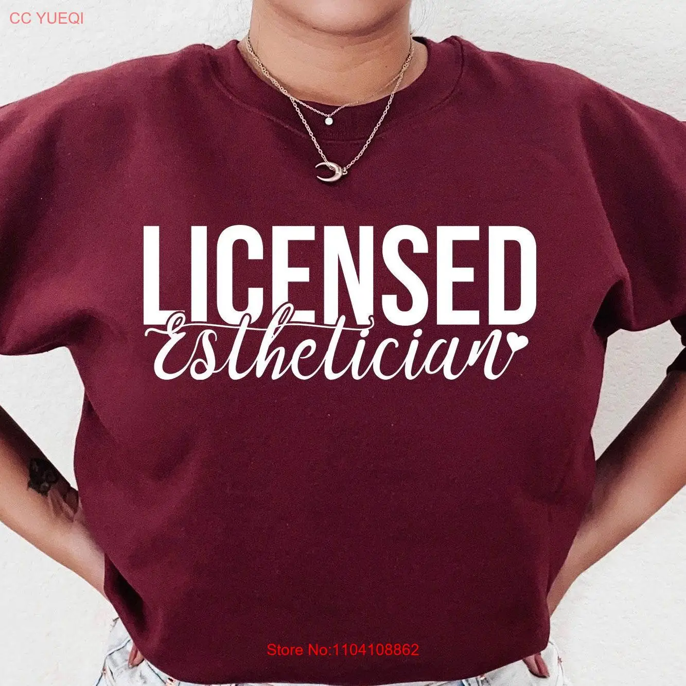 Esthetician SweaT T Shirt Beautician gifts Dermatologist Cosmetologist long or short sleeves