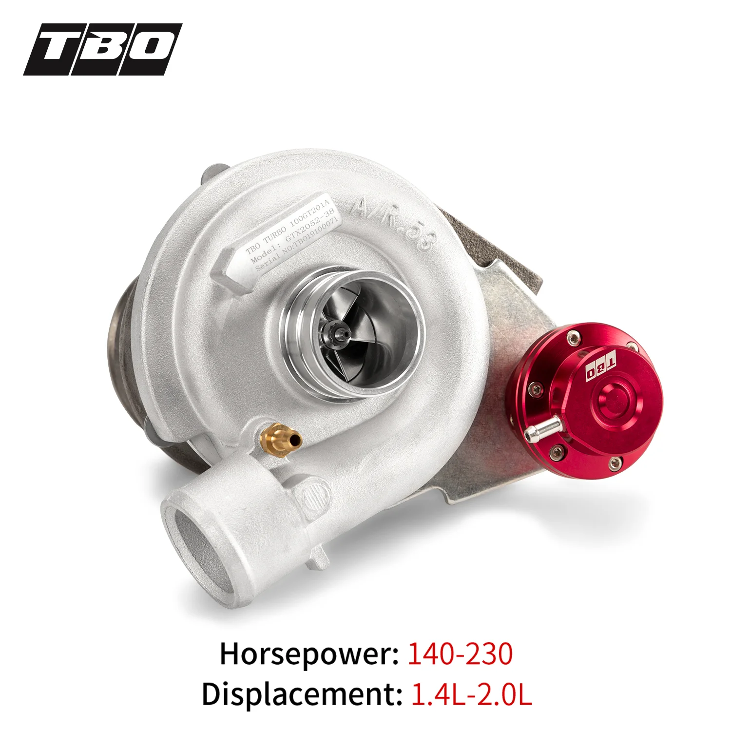 

Turbo GTX2052-38 Journal Bearing Turbocharger Forged Wheel,14.L-2.0L,HP:140-230,T25 76 V-Band