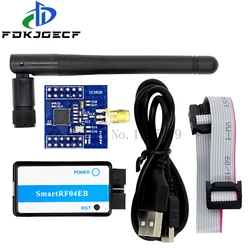 Módulo inalámbrico CC2530 Zigbee, puerto serie CC2530F256, placa de núcleo inalámbrico, antena de 2,4 GHz, emulador de descargador SmartRF04EB ZigBee