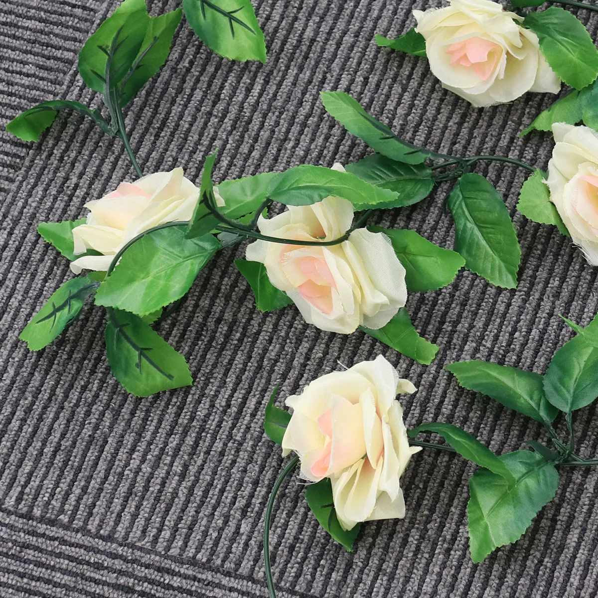 

1pcs 2.4M Artificial Faux Hanging Vine For Wedding Home Decor Festivals Fake Vines Flower Wedding Flower Vines Hanging Vine