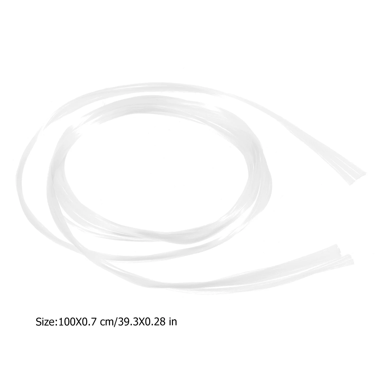 أداة تلميع الألياف الزجاجية بطول 1 متر من الألياف الزجاجية لفن الأظافر الطبيعي، سهلة الاستخدام تدوم 15-30 يومًا من ألياف مانيكير #5