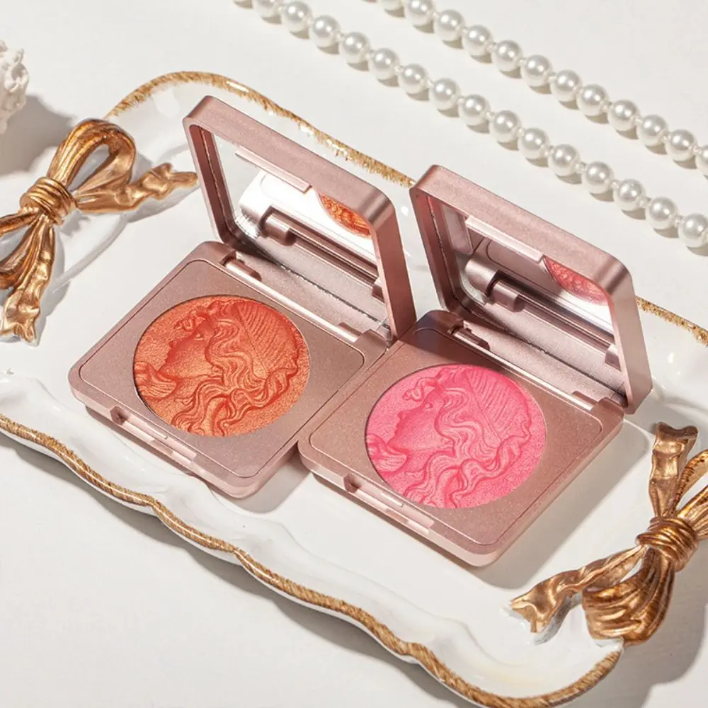 À prova dwaterproof água veludo fosco pêssego rouge longa duração sweatproof rosa bochecha matiz blush brilhante natural monocromático blush paleta