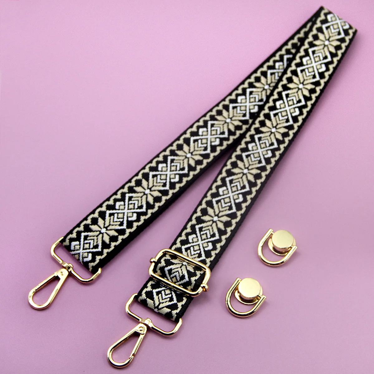 

HOLIN черные сменные ремни для кошелька, широкий плечевой ремень через плечо для сумок, удлинитель для кошелька, аксессуары, ремни