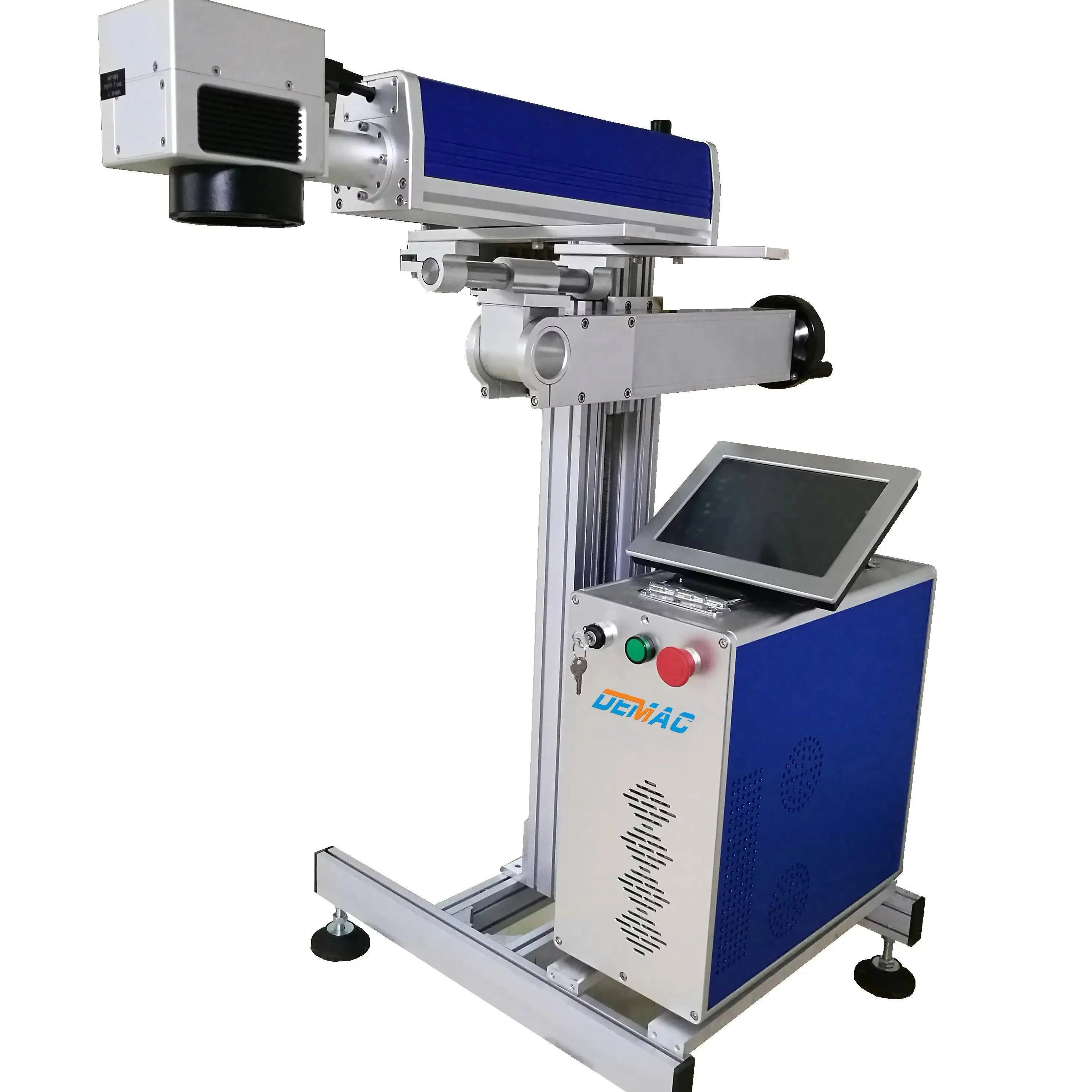 20W 30W 50W Fiber Laser Marking Hine Stainless Steel PP Plastic Aluminium Electroplating Paint Iron Coder Date Printer